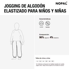 JOGGING ALGODON ELASTIZADO NEGRO - comprar online