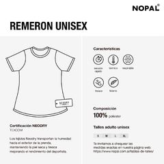 REMERA OVERSIZE NEODRY UNISEX. MODELO SILVESTRES - comprar online