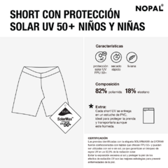 SHORT DE PROTECCION SOLAR UV MODELO SAFARI - comprar online