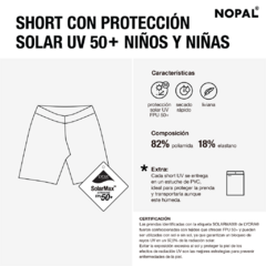 SHORT DE PROTECCION SOLAR UV MODELO KUSAMA - nopal