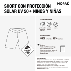 CONJUNTO DE CAMISETA LARGA Y SHORT DE PROTECCION SOLAR UV MODELO PRIMAVERA - comprar online