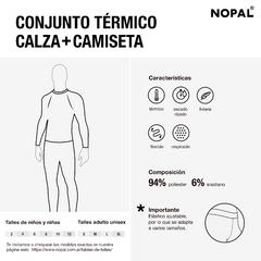 CALZA TERMICA UNISEX MODELO MOLDEADO - comprar online