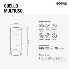 CUELLO MULTIUSO. MODELO OLIMPICO. - nopal