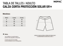 CALZA DE PROTECCIÓN SOLAR UV ADULTO UNISEX MODELO MAREA - nopal