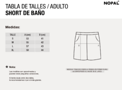 SHORT TRAJE DE BAÑO ADULTO UNISEX LAGO en internet