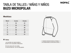 BUZO MICROPOLAR NIÑO BLOQUES en internet