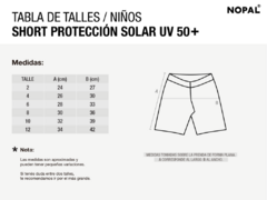 SHORT DE PROTECCION SOLAR UV MODELO KUSAMA - tienda online