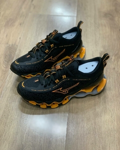 TÊNIS MIZUNO WAVE PROPHECY 13 "PRETO LARANJA" - FOTOS REAIS - FRETE GRÁTIS BR - comprar online