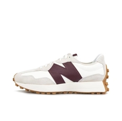 TÊNIS NEW BALANCE 327 "BRANCO CINZA VINHO" (PRAZO DE ATÉ 25 DIAS PARA ENTREGA) - FRETE GRÁTIS BR