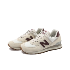 TÊNIS NEW BALANCE 574 "MARRON CLARO VINHO" (PRAZO DE ATÉ 25 DIAS PARA ENTREGA) - FRETE GRÁTIS BR - comprar online