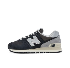 TÊNIS NEW BALANCE 574 "PRETO CINZA" (PRAZO DE ATÉ 25 DIAS PARA ENTREGA) - FRETE GRÁTIS BR