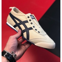 TÊNIS ASICS ONITSUKA TIGER MÉXICO 66 TECIDO "BEGE PRETO" (PRAZO DE ATÉ 25 DIAS PARA ENTREGA) - FRETE GRÁTIS BR