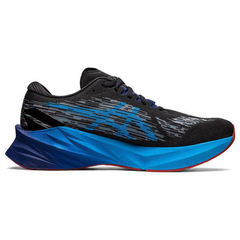 TÊNIS ASICS NOVABLAST 3 "PRETO AZUL" (PRAZO DE ATÉ 25 DIAS PARA ENTREGA) - FRETE GRÁTIS BR - comprar online