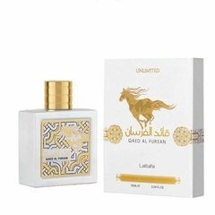 PERFUME ÁRABE LATTAFA QAED AL FURSAN UNLIMITED UNISSEX - EDP 90 ML - FRETE GRÁTIS BR (ENVIO IMEDIATO) - Billy Importados