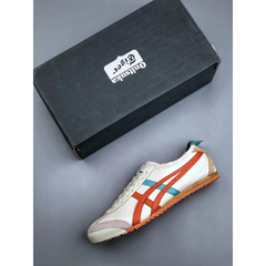 TÊNIS ASICS ONITSUKA TIGER COURO "BRANCO LARANJA" (PRAZO DE ATÉ 25 DIAS PARA ENTREGA) - FRETE GRÁTIS BR na internet