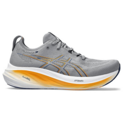 TÊNIS ASICS GEL-NIMBUS 26 "CINZA BRANCO LARANJA" (PRAZO DE ATÉ 20 DIAS PARA ENTREGA) - FRETE GRÁTIS BR na internet