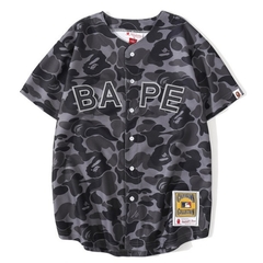 CAMISA BAPE UNIFORME BASEBALL 2021 - EM ALGODÃO (PRAZO DE ATÉ 25 DIAS PARA ENTREGA) - FRETE GRÁTIS BR - comprar online