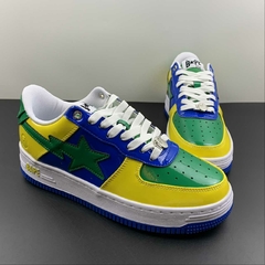 TÊNIS BAPE SK8 STA "BRASIL" (PRAZO DE ATÉ 25 DIAS PARA ENTREGA) - FRETE GRÁTIS BR - Billy Importados