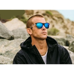 ÓCULOS DE SOL OAKLEY "FROGSKINS LITE" LENTES POLARIZADAS / UV 400 (PRAZO DE ATÉ 25 DIAS PARA ENTREGA) - FRETE GRÁTIS BR - comprar online