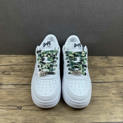 TÊNIS BAPE SK8 STA "BRANCO VERDE CAMUFLADO" (PRAZO DE ATÉ 25 DIAS PARA ENTREGA) - FRETE GRÁTIS BR - loja online