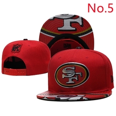 BONÉS NFL SAN FRANCISCO - AJUSTÁVEL - 20 MODELOS À SUA ESCOLHA! (PRAZO DE ATÉ 25 DIAS PARA ENTREGA) - FRETE GRÁTIS BR - loja online