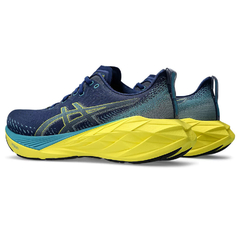 TÊNIS ASICS NOVABLAST 4 "AZUL MARINHO AMARELO" (PRAZO DE ATÉ 25 DIAS PARA ENTREGA) - FRETE GRÁTIS BR - Billy Importados