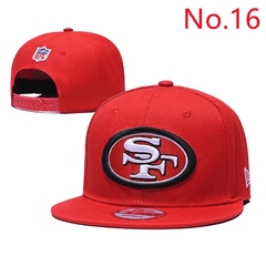 BONÉS NFL SAN FRANCISCO - AJUSTÁVEL - 20 MODELOS À SUA ESCOLHA! (PRAZO DE ATÉ 25 DIAS PARA ENTREGA) - FRETE GRÁTIS BR - Billy Importados