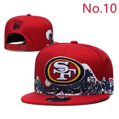 BONÉS NFL SAN FRANCISCO - AJUSTÁVEL - 20 MODELOS À SUA ESCOLHA! (PRAZO DE ATÉ 25 DIAS PARA ENTREGA) - FRETE GRÁTIS BR - Billy Importados