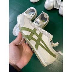 TÊNIS ASICS ONITSUKA TIGER COURO "CREME VERDE" (PRAZO DE ATÉ 25 DIAS PARA ENTREGA) - FRETE GRÁTIS BR