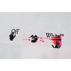 CAMISETA OFF-WHITE "PINK ACRYLIC ARROW SLIM TEE" (PRAZO DE ATÉ 25 DIAS PARA ENTREGA) - FRETE GRÁTIS BR