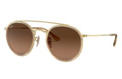 RAY BAN - RB3647N - DOUBLE BRIGHT - OURO MARRON DEGRADÊ