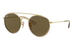 RAY BAN - RB3647N - DOUBLE BRIGHT - OURO MARRON CLÁSSICO