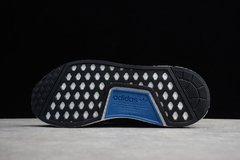 TÊNIS ADIDAS BOOST NMD R1 "PRETO COM AZUL" (PRAZO DE ATÉ 25 DIAS PARA CHEGAR) - FRETE GRÁTIS BR - loja online