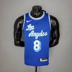 CAMISETA BASQUETE NBA LOS ANGELES RETRÔ "AZUL" (PRAZO DE ATÉ 25 DIAS PARA ENTREGA) - FRETE GRÁTIS BR na internet