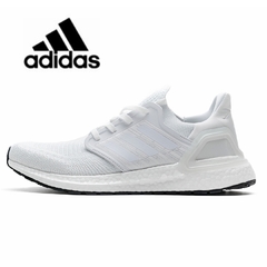 TÊNIS ADIDAS ULTRABOOST 20 "BRANCO" (PRAZO DE ATÉ 25 DIAS PARA ENTREGA) - FRETE GRÁTIS BR