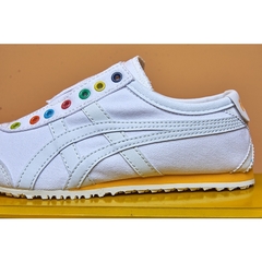 TÊNIS ASICS ONITSUKA TIGER MÉXICO 66 TECIDO "BRANCO AMARELO" (PRAZO DE ATÉ 25 DIAS PARA ENTREGA) - FRETE GRÁTIS BR - comprar online