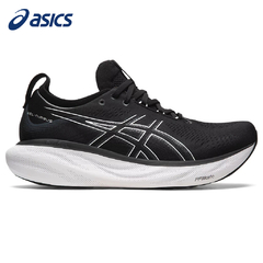 TÊNIS ASICS GEL-NIMBUS 25 "PRETO/BRANCO" (PRAZO DE ATÉ 20 DIAS PARA ENTREGA) - FRETE GRÁTIS BR