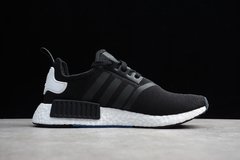 TÊNIS ADIDAS BOOST NMD R1 "PRETO COM AZUL" (PRAZO DE ATÉ 25 DIAS PARA CHEGAR) - FRETE GRÁTIS BR na internet