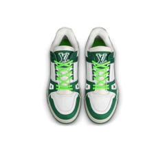TÊNIS LOUIS VUITTON - LV TRAINER "WHITE GREEN" (PRAZO DE ATÉ 25 DIAS PARA ENTREGA) - FRETE GRÁTIS BR - comprar online