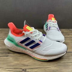 TÊNIS ADIDAS ULTRABOOST 2022 "BRANCO COLORIDO" (PRAZO DE ATÉ 25 DIAS PARA ENTREGA) - FRETE GRÁTIS BR na internet