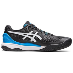 TÊNIS ASICS GEL RESOLUTION 9 MASCULINO "PRETO BRANCO AZUL" (PRAZO DE ATÉ 25 DIAS PARA ENTREGA) - FRETE GRÁTIS BR - Billy Importados