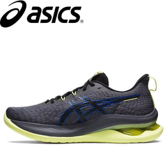 TÊNIS ASICS KINSEI MAX MASCULINO "CINZA AZUL AMARELO" (PRAZO DE ATÉ 25 DIAS PARA ENTREGA) - FRETE GRÁTIS BR