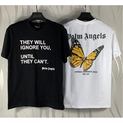 CAMISETA PALM ANGELS "BUTTERFLY" EM ALGODÃO (PRAZO DE ATÉ 25 DIAS PARA ENTREGA) - FRETE GRÁTIS BR - loja online