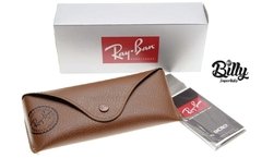 Ray Ban - RB3548 - Hexagonal - Lentes Cinza Espelhadas - Billy Importados