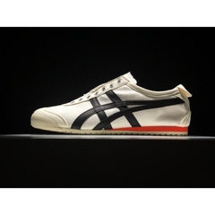 TÊNIS ASICS ONITSUKA TIGER MÉXICO 66 TECIDO "BRANCO PRETO VERMELHO" (PRAZO DE ATÉ 25 DIAS PARA ENTREGA) - FRETE GRÁTIS BR