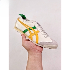 TÊNIS ASICS ONITSUKA TIGER MÉXICO 66 COURO "BRASIL" (PRAZO DE ATÉ 25 DIAS PARA ENTREGA) - FRETE GRÁTIS BR