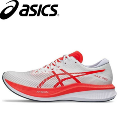 TÊNIS ASICS MAGIC SPEED 3 "BRANCO VERMELHO" (PRAZO DE ATÉ 20 DIAS PARA ENTREGA) - FRETE GRÁTIS BR