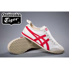 TÊNIS ASICS ONITSUKA TIGER COURO "BRANCO COM VERMELHO" (PRAZO DE ATÉ 25 DIAS PARA ENTREGA) - FRETE GRÁTIS BR na internet