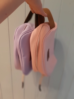 Neceser cuerina rosa - comprar online