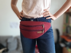 Riñonera Bordo lona